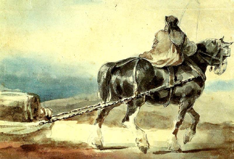 charles emile callande le cheval de halage oil painting image